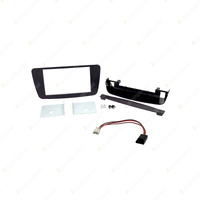 Aerpro Double DIN Rubberised Black Facia Kit Suit for Mercedes Benz A-Class W176