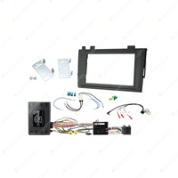 Aerpro Double DIN Matte Black Install Kit Suit for Volkswagen Transporter T6.1