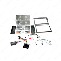 Aerpro Double DIN Metallic Grey Install Kit for Holden Astra AH Captiva 5 Maxx