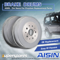 Rear Aisin Brake Drums for Toyota Hilux GUN KUN GGN 125 126 135 136 25 26 R