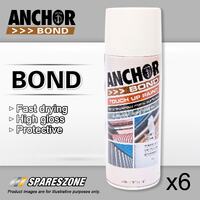 6 x Anchor Bond Bluegum / Forest Blue Paints 150 Gram For Repair On Colorbond