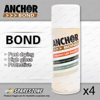 4 x Anchor Bond Odf Leather Green Paint 150 Gram For Repair On Colorbond