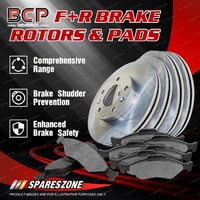 Full Set F + R Disc Rotors And Brake Pads for Honda Integra 1.8L GSI 93-98