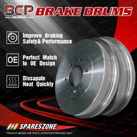 Pair Rear Brake Drums for Mazda B2000 B2200 2600 E1800 2000 2200 84 - 98