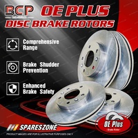 BCP Front + Rear Disc Brake Rotors for Alfa Romeo 159 Brera Spider 1.9L 2.2L