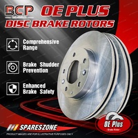 Front Pair Disc Brake Rotors for Mg MGF MGF 95-on BCP Brand Premium Quality