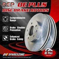 Front Pair Disc Brake Rotors for Porsche 911 912 65-69 BCP Brand Premium Quality