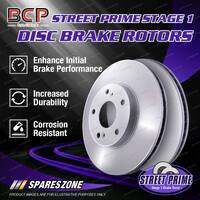 Pair Front BCP Disc Brake Rotors for Toyota Corolla KE70 1981-1983