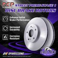 Pair Front BCP Solid Disc Brake Rotors for MG MGB GT 1967-1972 Premium Quality