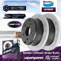 Bendix Rear ULT Brake Rotors for HSV XU8 XU6 Senator Manta Clubsport VT 286mm