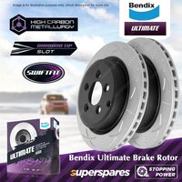 Bendix Rear ULT Rotors for Ford Falcon BA BF FG X Territory SX SY SZ OD 328mm