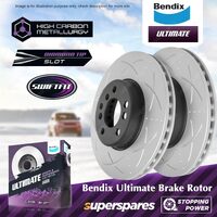 Bendix Front Ultimate Disc Brake Rotors for BMW X5 Series E53 E70 AWD Wagon