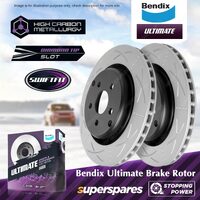 Bendix Rear Ultimate Disc Brake Rotors for HSV Clubsport VE RWD Wagon Sedan