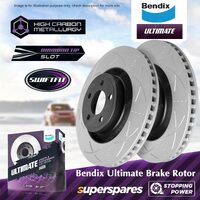 Bendix Front ULT Disc Brake Rotors for HSV Clubsport Grange GTS Maloo Senator VF