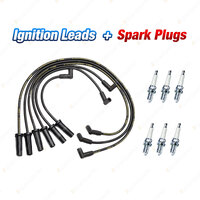 Bosch Ignition Leads + 6 x Denso TT Spark Plugs for Chrysler Valiant VG 6Cyl 12V