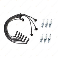 Bosch Ignition Leads + 6 Denso Iridium Power Plugs for Ford Explorer UN UP UQ US