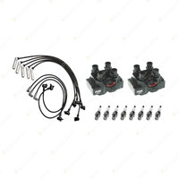 NGK Spark Plugs Coils + Bosch Leads Kit for Ford Falcon LTD AU X 5.0L V8 16V