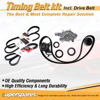 Timing Belt Kit & Gates Drive Belt for Toyota Hiace LH51G LH51V LH61 2.4L 2L 2LT