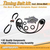 Timing Belt Kit & Gates Drive Belt for Toyota Hilux LN85 2.4L 2L 1988-1989