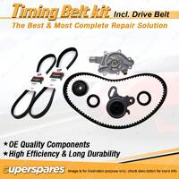 Timing Belt Kit & Gates Drive Belt for Toyota Hiace LH11 LH30 LH60 LH70 2.2L L