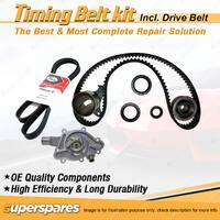 Timing Belt Kit & Gates Belt for Toyota CORSA EL51 09/94-08/99 1.3L 4EFE FWD