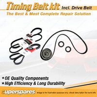 Timing Belt Kit & Gates Drive Belt for Audi 80 Quattro 1.8L 2.0L SD 3A 1988-1991