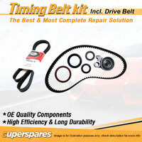 Timing Belt Kit & Gates Drive Belt for Audi 100 C4 2.3L 10V AAR 1991-1994