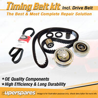 Timing Belt Kit & Gates Drive Belt for Audi A3 8P Q3 8U 1.6L 2.0L 2010-2015