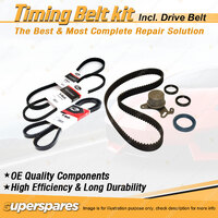 Timing Belt Kit & Gates Drive Belt for BMW 325e E30 2.7L EFI M20B27 1986-1987