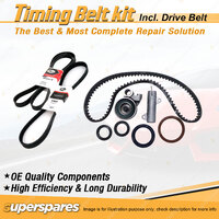 Timing Belt Kit & Gates Drive Belt for Chrysler Neon JA 2.0L S4RE 1996-1999