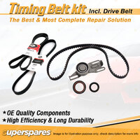 Timing Belt Kit & Gates Drive Belt for Citroen BX 19 1.9L EFI DKZ 1988-1991