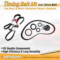 Timing Belt Kit & Gates Drive Belt for Citroen BX 19 1.9L EFI DFW 1989-1994