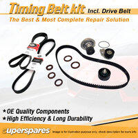 Timing Belt Kit & Gates Drive Belt for Daewoo Cielo 1.5L A15MF 1995-1997