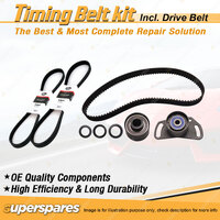 Timing Belt Kit & Gates Drive Belt for Daihatsu Rocky 2.8L 8V OHV DL 1984-1987