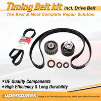 Timing Belt Kit & Gates Drive Belt for Fiat Ducato 2.3L 16V Turbo Diesel 2007-ON