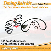 Timing Belt Kit & Gates Drive Belt for Ford Courier 2.0L OHC FE 1985-1985