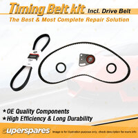 Timing Belt Kit & Gates Drive Belt for Ford Cortina TF 2.0L OHC Pinto 1980-1982