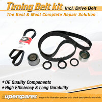 Timing Belt Kit & Gates Drive Belt for Holden Calibra YE YE95 2.0L 1993-1998