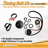 Timing Belt Kit & Gates Drive Belt for Holden Barina TK 1.6L F16D3 2005-2011