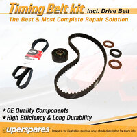 Timing Belt Kit & Gates Drive Belt for Holden Barina MF MH 1.3L G13BA 1989-1994