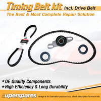 Timing Belt Kit & Gates Drive Belt for Holden Scurry 1.0L F10A 1985-1987