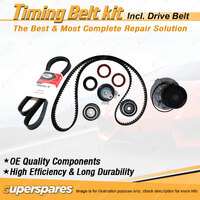 Timing Belt Kit & Gates Drive Belt for Holden Astra AH TS 2.0L Z20LET 2003-2008