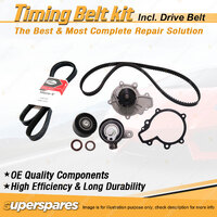 Timing Belt Kit & Gates Drive Belt for Holden Astra AH 1.9L DTFI Z19DT 2006-2010