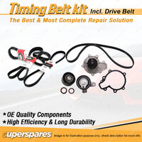 Timing Belt Kit & Gates Drive Belt for Honda Integra DA9 1.8L B18A1 1989-1993