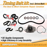 Timing Belt Kit & Gates Drive Belt for Honda Civic EH9 EJ1 1.6L D16A 1991-1996