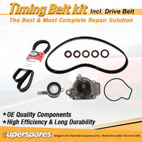 Timing Belt Kit & Gates Drive Belt for Honda Civic 1.6L D16Y4 1997-2000