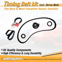 Timing Belt Kit & Gates Drive Belt for Honda Civic ES 1.5L EFI D15Y 2001-2006