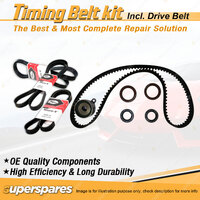 Timing Belt Kit & Gates Drive Belt for Honda Prelude 2.0L EFI B20A 1987-1991