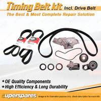 Timing Belt Kit & Gates Drive Belt for Honda Accord CG1 CK1 3.0L J30A1 1997-2003