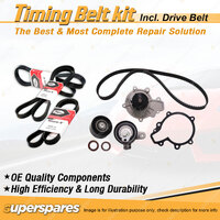 Timing Belt Kit & Gates Drive Belt for Hyundai Tiburon GK 2.0L G4GC 2006-2009